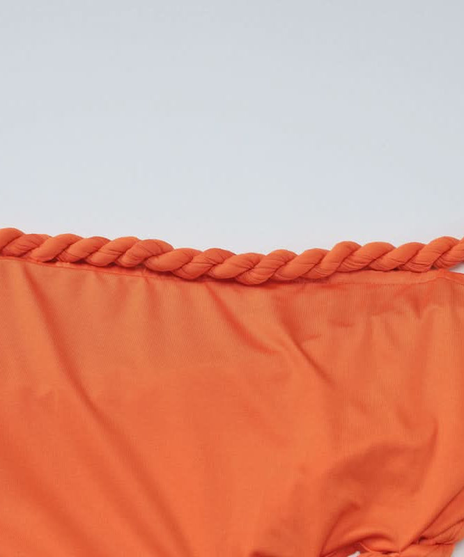 Tangerine Dream: The Daring Side Cut-Out Maxi Dress with Rope Trim – Your Statement Piece for Fall Getaways & Holiday Parties