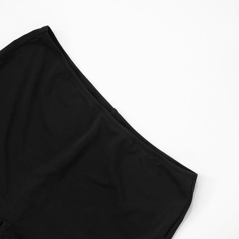 Effortless Chic Ruched Sleeveless Top & High-Waist Shorts Set - Fall Transition Ready