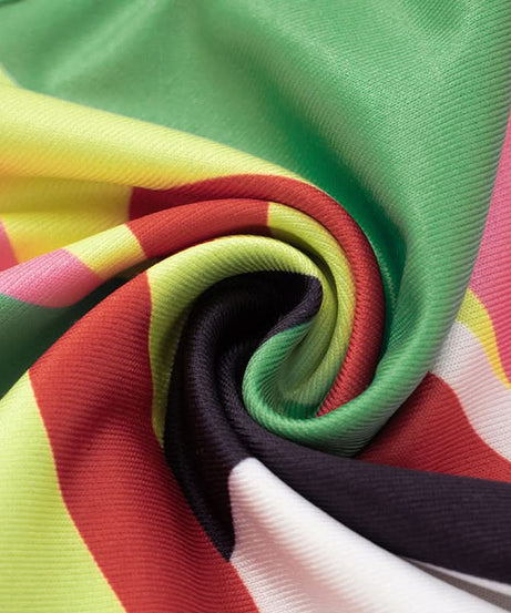 Effortless Vacay Vibes: Abstract Print Off-Shoulder Tie Crop Top & Shorts Set