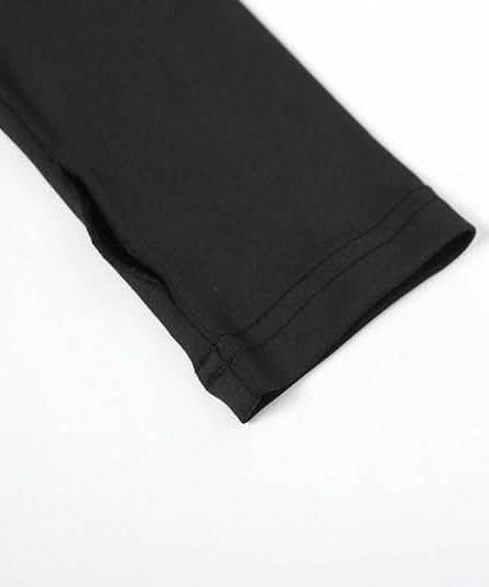 Sultry Black Deep V-Back Maxi Gown - Long Sleeve Fall & Holiday Party Dress