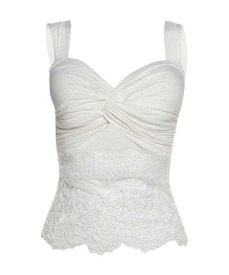 Elegant Winter White Ruched Lace Cut-Out Cocktail Dress - Holiday Glam