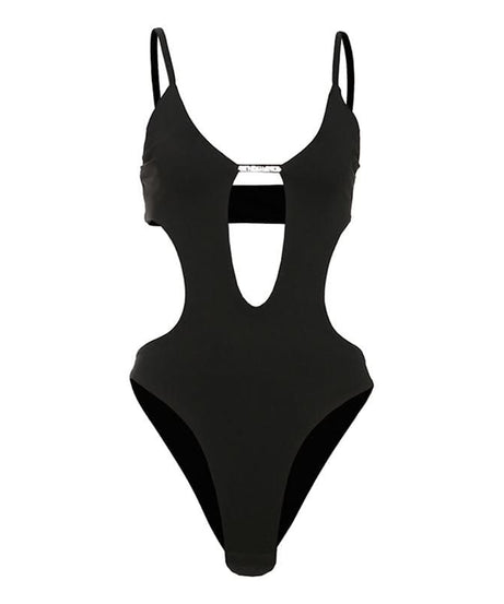 Sleek Black Cut-Out Bodycon Dress | Fall Party & Holiday Statement Piece