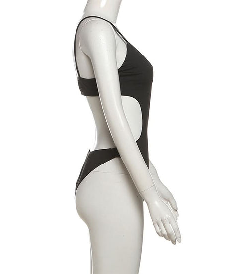 Sleek Black Cut-Out Bodycon Dress | Fall Party & Holiday Statement Piece