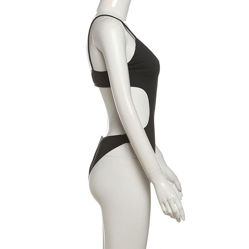 Sleek Black Cut-Out Bodycon Dress | Fall Party & Holiday Statement Piece