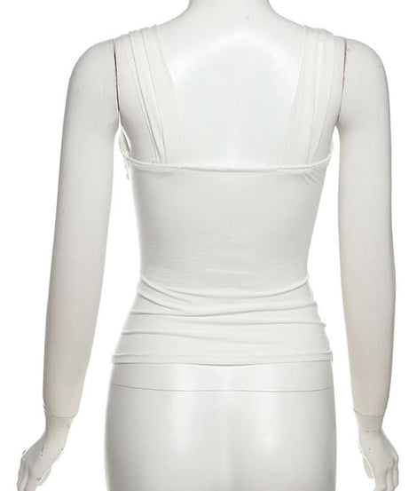 Elegant Winter White Ruched Lace Cut-Out Cocktail Dress - Holiday Glam