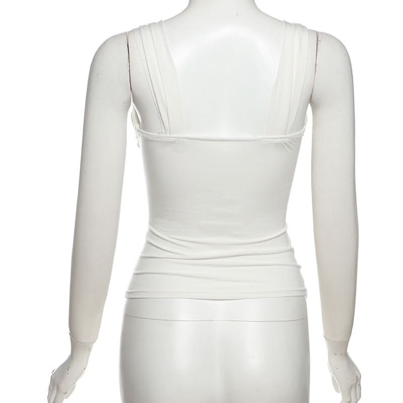 Elegant Winter White Ruched Lace Cut-Out Cocktail Dress - Holiday Glam