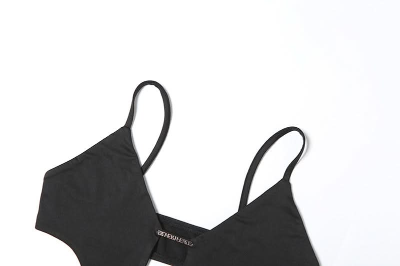 Sleek Black Cut-Out Bodycon Dress | Fall Party & Holiday Statement Piece