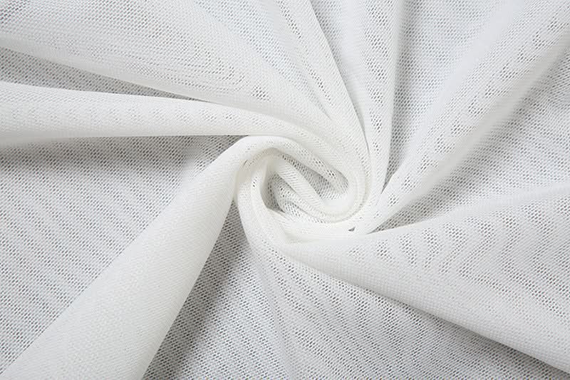 Unleash Your Edge: Sheer Mesh Ruffle Duster Cardigan - Perfect for Fall Nights & Halloween