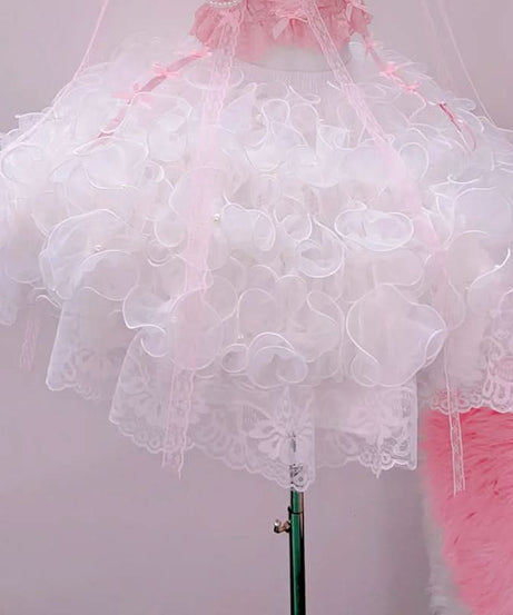 Dreamy Pink Pearl & Lace Cami Top | Ethereal Style for Fall Dates & Holiday Glam