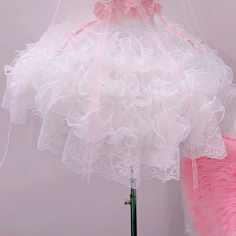 Dreamy Pink Pearl & Lace Cami Top | Ethereal Style for Fall Dates & Holiday Glam