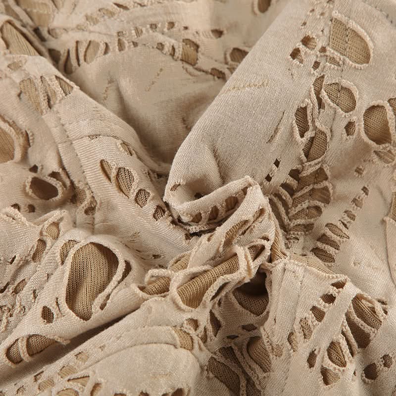 Shredded Chic Sweetheart Bustier Top - Fall Fashion Statement