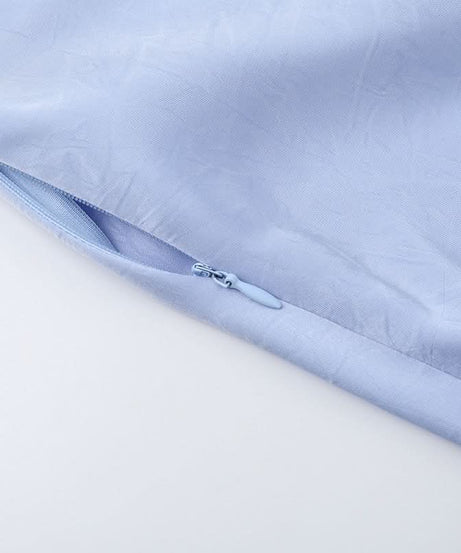 Elegant Sky Blue Satin Halter Maxi Dress - Perfect for Fall & Holiday Galas