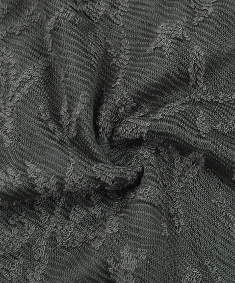 Fall Elegance: Chic Grey Sheer Lace Asymmetric Long Sleeve Top for Women