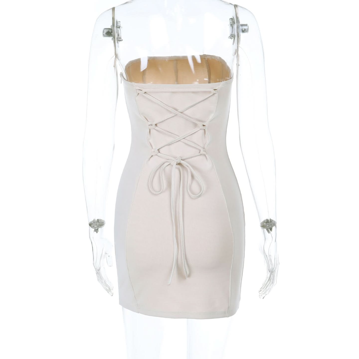 Sleek & Chic White Strapless Bodycon Mini Dress - Your Fall Party & Holiday Essential