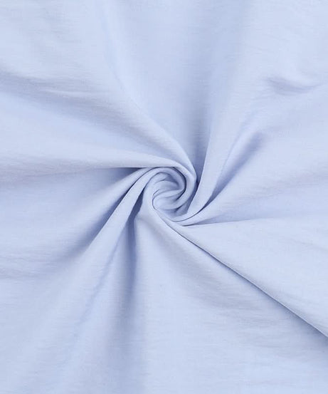 Sky Blue Ruched Cotton Maxi Dress - Your Effortless Fall Vacation & Resort Essential