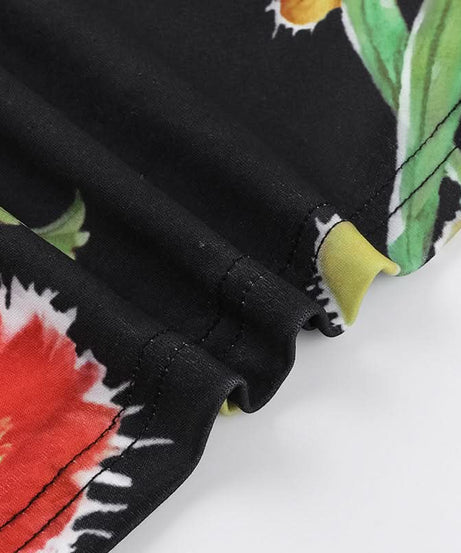 Chic Autumn Bloom Backless Mini Dress - Square Neck Floral Bodycon for Women