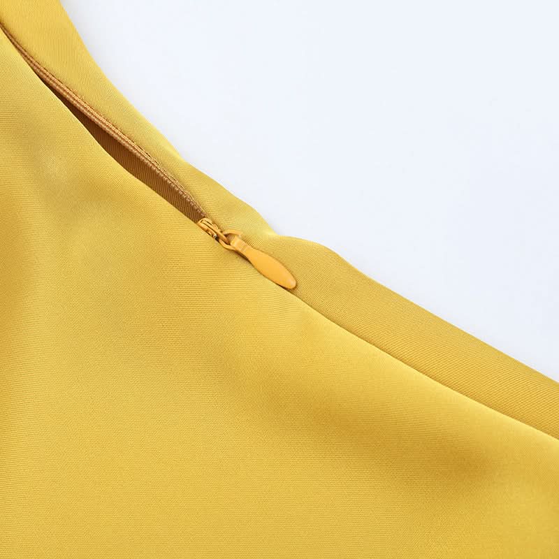 Golden Hour Glamour: Cowl Neck Satin Maxi Dress - Perfect for Fall & Holiday Soirées