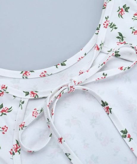 Autumn Bloom Backless Mini Dress - Chic & Flirty for Fall Nights