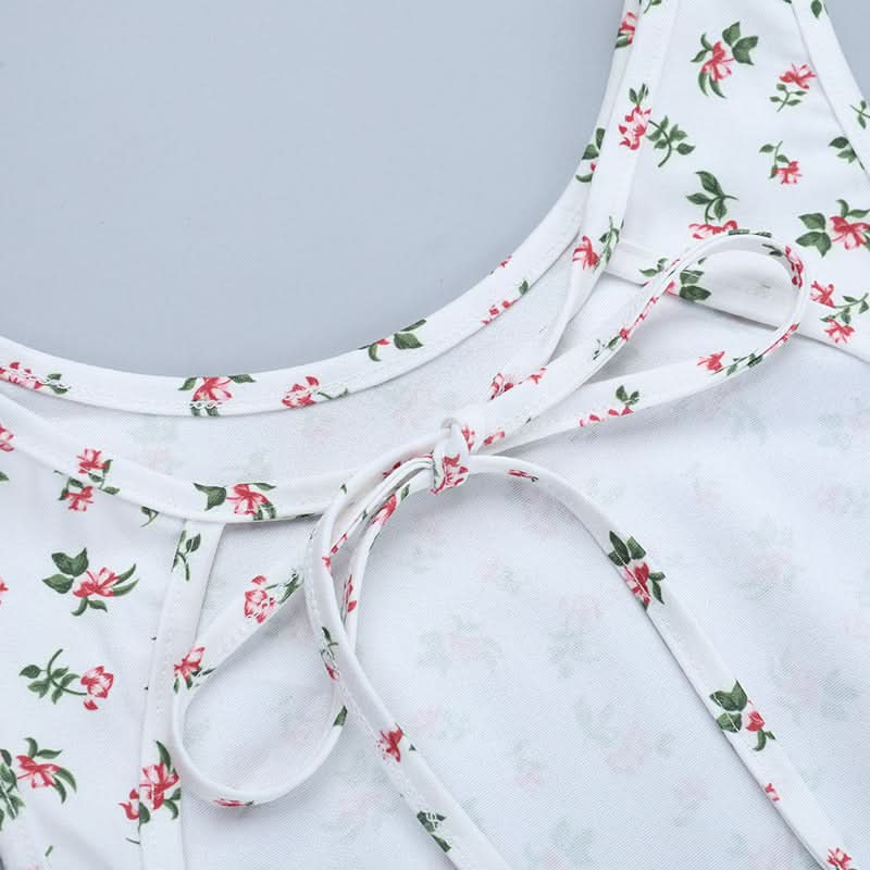 Autumn Bloom Backless Mini Dress - Chic & Flirty for Fall Nights