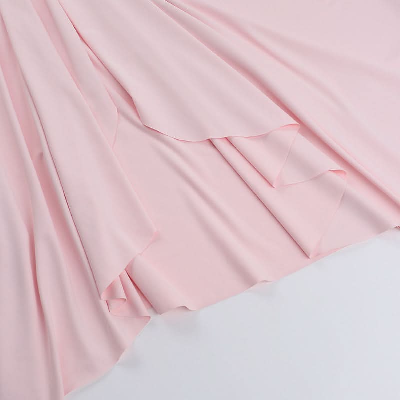 Blush Pink One-Shoulder Ruched Maxi Dress - Effortless Chic for Holiday Parties & Galas