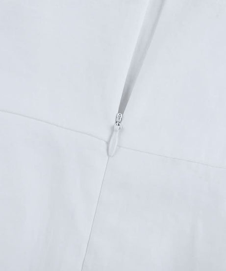 Effortless White Button-Front Maxi Dress with Tie-Front Detail - Your Resort & Layering Essential