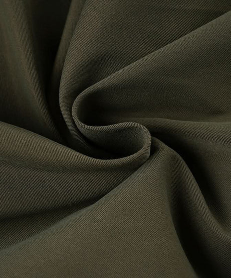 Elevated Olive Green Wide-Leg Cargo Pants - Pleated Utility for Fall Fashion