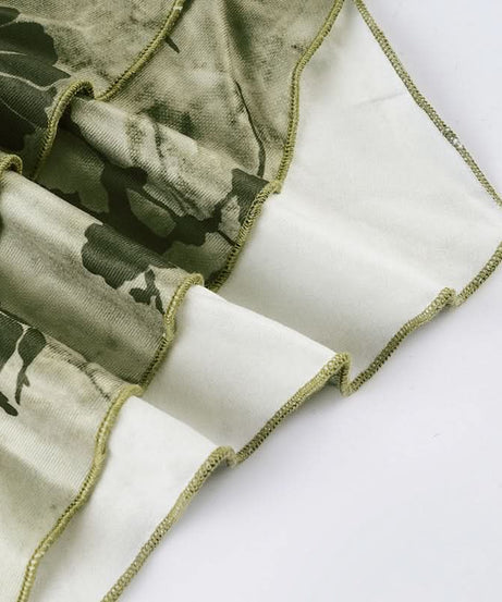 Enchanted Woodland Floral Cami Top - Chic Lace V-Neck & Beaded Straps for Fall