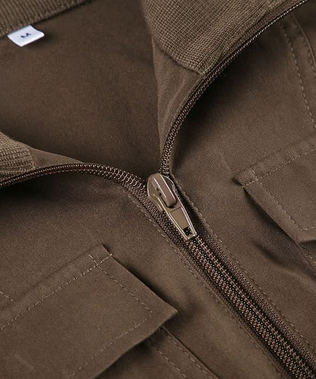 Chic Fall Essential: Women's Cropped Utility Bomber Jacket