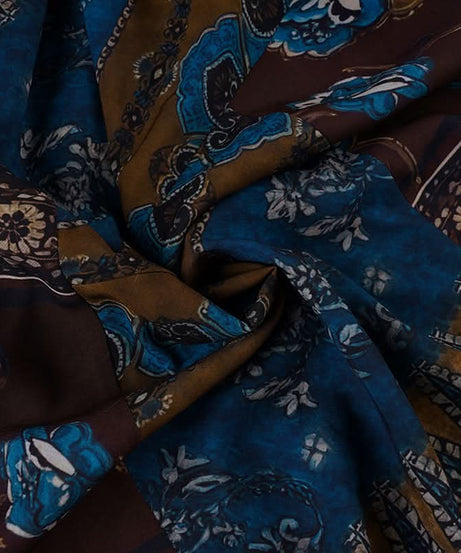 Fall Bohemian Dreams Lace-Trim Maxi Dress - Handkerchief Hem