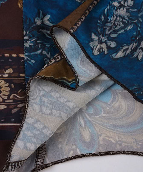 Fall Bohemian Dreams Lace-Trim Maxi Dress - Handkerchief Hem