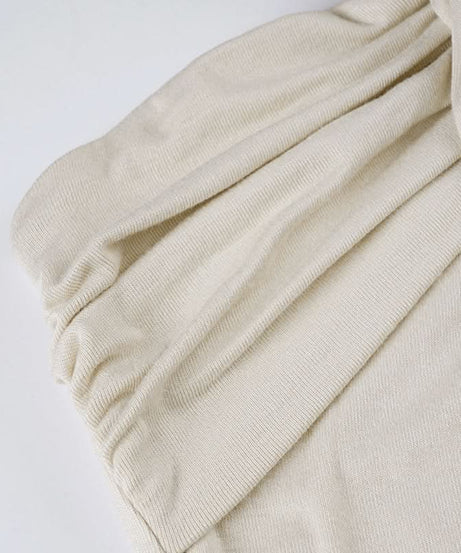 Effortless Boho Chic Halter Top for Women - Beaded Tie Neck & Ruched Comfort