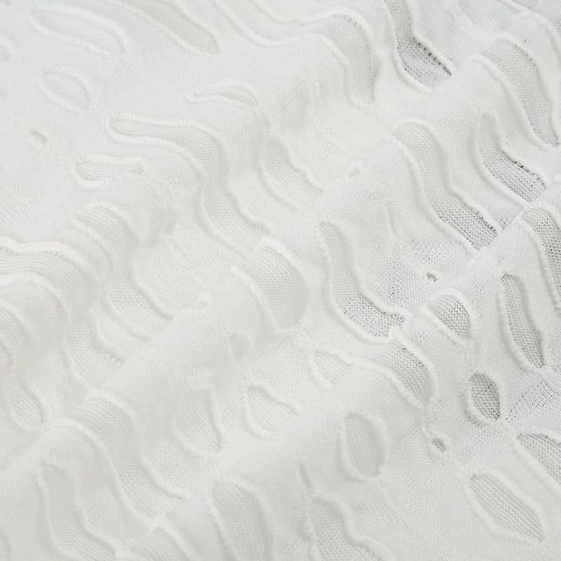 Edgy Gothic Winged Rose Skeleton Textured Long Sleeve Top - Fall Fashion Statement