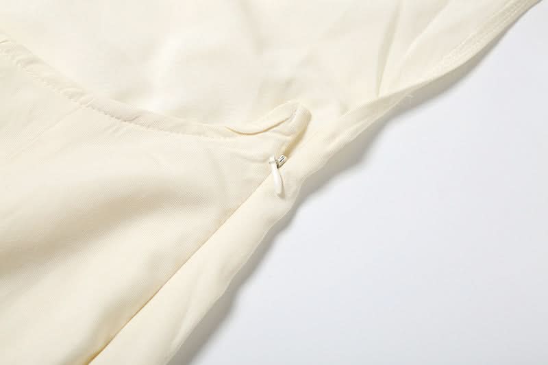 Elegant Cowl Neck Sheer Panel Maxi Dress | Holiday & New Year's Eve Glamour