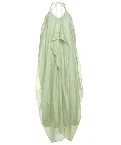 Ethereal White Halter Maxi Dress: Your Chic Escape for Fall & Winter Getaways