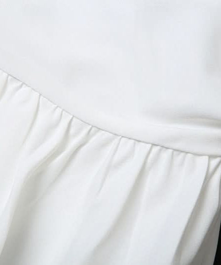 Chic White Ruched Peplum Strapless Top – Your Fall & Holiday Statement Piece