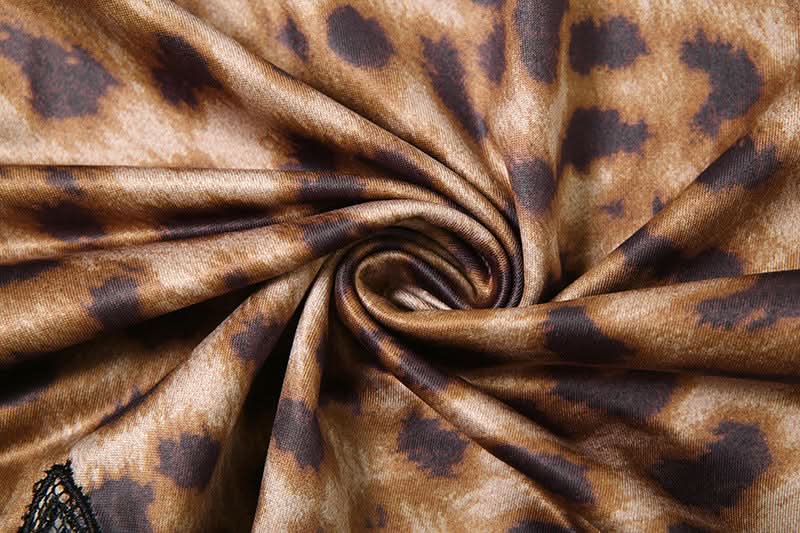 Sultry Leopard Print & Lace Babydoll Lingerie – Your Perfect Fall Night Indulgence