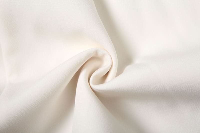 Chic White Lace Halter Mini Dress - Elegant Backless Peplum Style for Fall & Holiday Parties