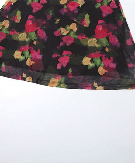 Elegant Autumn Bloom Cross-Back V-Neck Maxi Dress – Fall Floral Chic