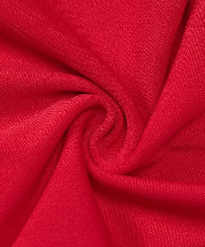 Siren Red Asymmetrical Ruffle Tie-Strap Midi Dress - Your Statement Piece for Fall & Holiday Glamour