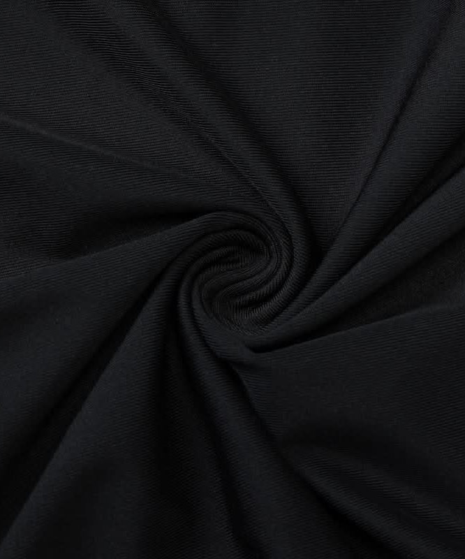 Sultry Black Strapless Bodycon Mini Dress | Draped Cowl Neck & Edgy Grommet Cut-Out for Fall Parties