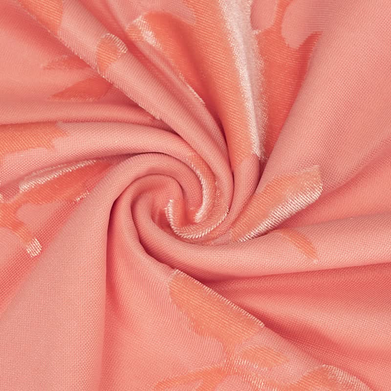 Chic Peach Floral Halter Mini Dress: Ruched Bodycon Style for Fall Events & Beyond