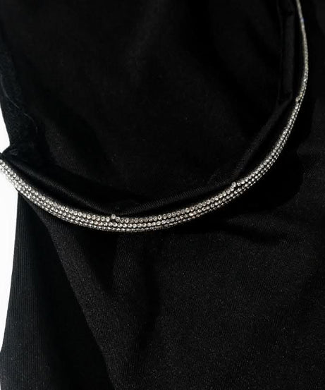 Dazzling Rhinestone Cut-Out Maxi Dress - Ultimate Fall & Holiday Party Statement