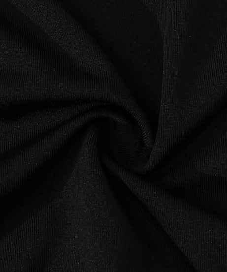 The Essential Black High Neck Slit Maxi Dress - Fall & Holiday Elegance