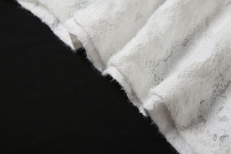 Chic White Floral Textured Lace Mini Skirt – Your Fall & Holiday Go-To