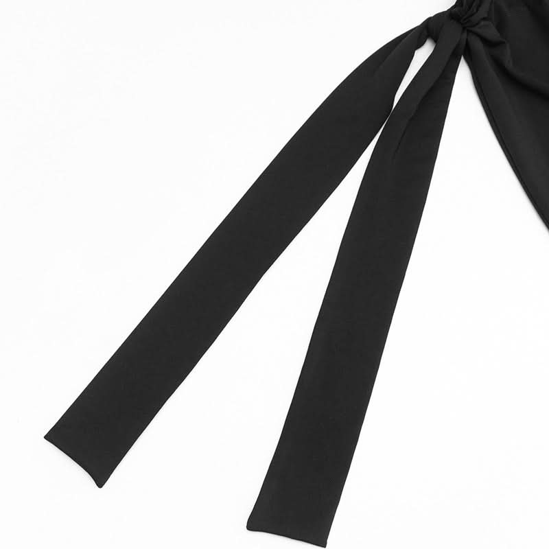 Showstopping Black Halter Cut-Out Mini Dress - Your Fall Party & Nightlife Essential