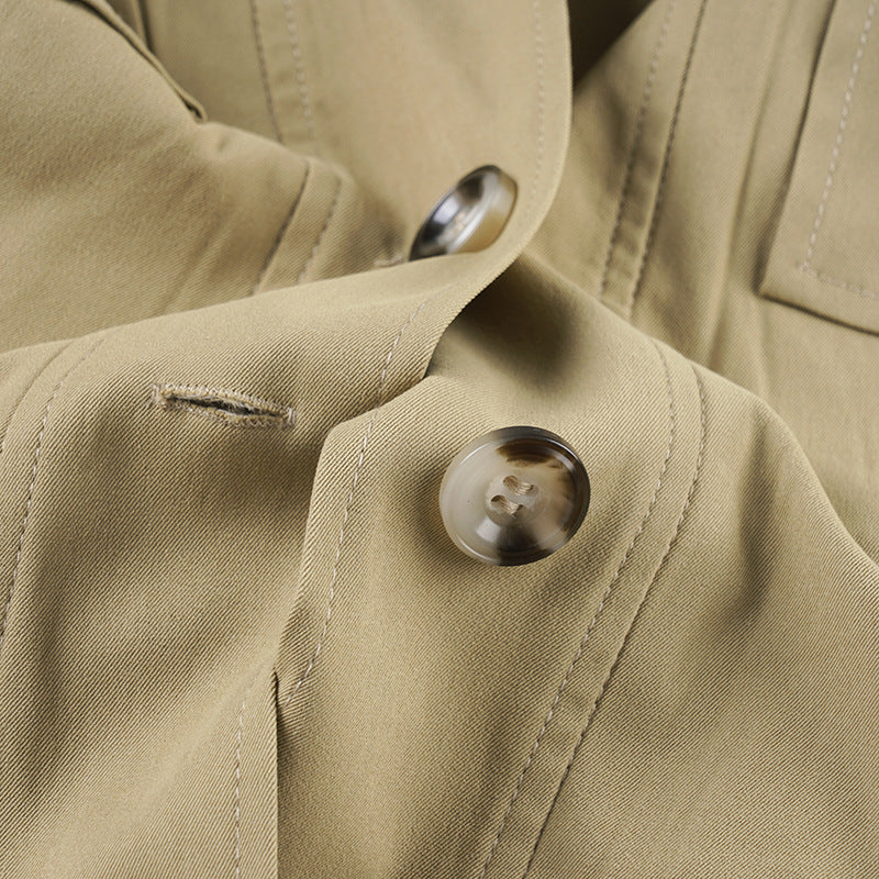 Elevated Fall Utility Peplum Jacket for Women - Chic Belted Design