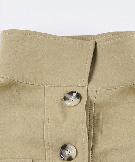 Elevated Fall Utility Peplum Jacket for Women - Chic Belted Design