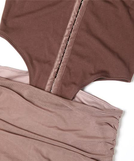 Sultry Siren Strapless Corset Cutout Ruched Maxi Dress - Fall Party & Date Night Ready