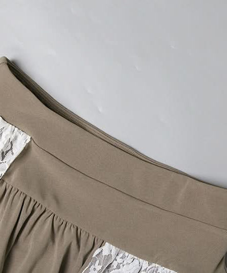 Mystical Asymmetrical Lace Mini Skirt - Fall Boho Chic & Halloween Ready for Women