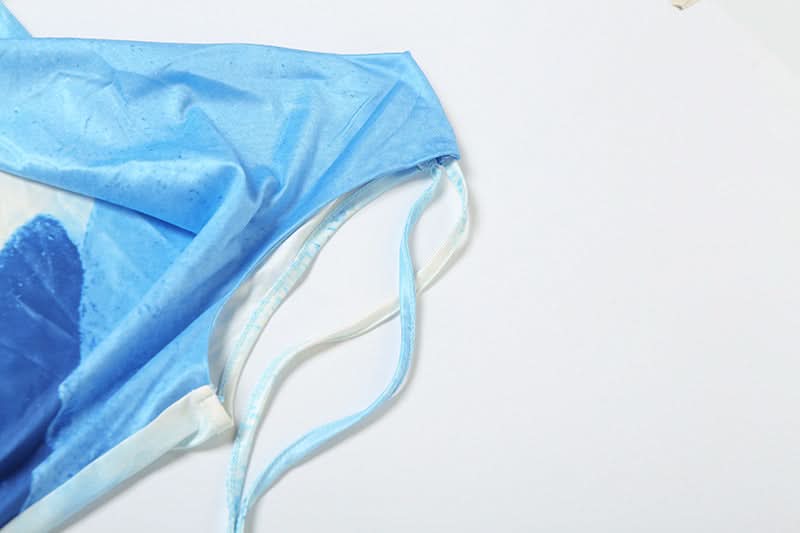 Azure Aura Backless Cowl Neck Maxi Dress - Fall Gala & Winter Escape Ready